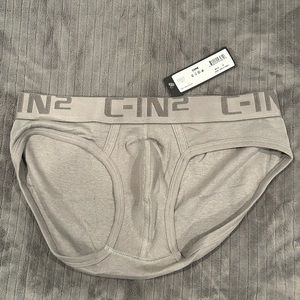 C-IN2 Core Low Rise Brief Gael Gray size Medium